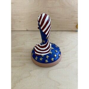 Patriotic American Flag Design EAGLE Cookie Press Stamp SHAKER HEARTH Patriotism